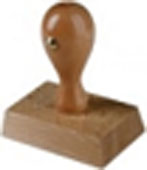 Holzstempel 30 mm 4 Zeilen