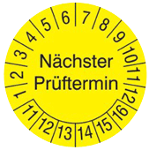 Prüfplakette